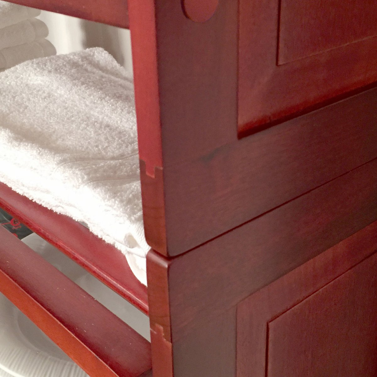 Solid Wood 2 Tier Storage Rack - John Louis Home - Shoe Racks & Organizers