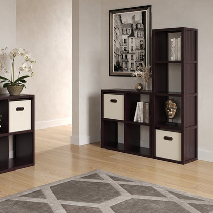 Solid Wood 4 Cube Organizer - John Louis Home - Cube Storage