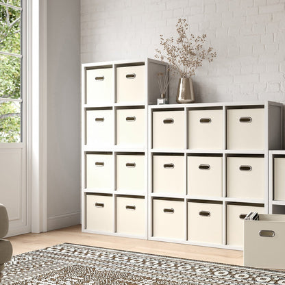 Solid Wood 4 Tall Cube Organizer - John Louis Home - Cube Storage