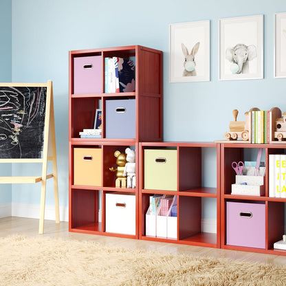 Solid Wood 9 Cube Organizer - John Louis Home - Cube Storage