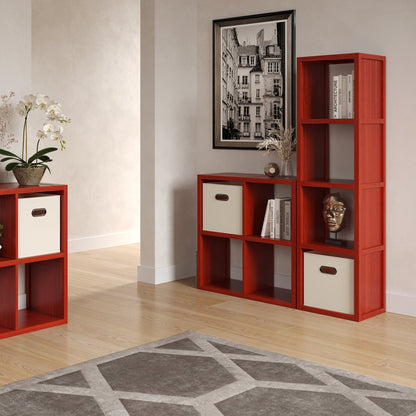 Solid Wood 9 Cube Organizer - John Louis Home - Cube Storage