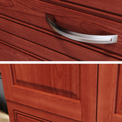 Solid Wood Closet Organizer with 5 Drawers and Doors Modern - John Louis Home - Closet Organizers